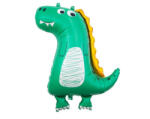 Mezőfi Team Kft Lufi, fólia, zöld mosolygó dinoszaurusz, 69 cm