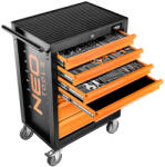 NEO TOOLS Szervizkocsi 84-222+g 7 Fiókos, 129 Db-os (84-222-g)