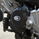 R&G RACING bal oldali főtengelyvédő burkolat fekete Suzuki SV650 R&G RACING Vázak, idomok, kiegészítők Védőelemek Motorvédők