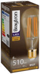 BRAYTRON BEC LED DECORATIV FILAMENT 6W 510lm ST64 2200K E27 (BB46-00620)
