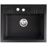 FERRO Mezzo mosogató DRGM1/48/58HA grafit shine (DRGM1-48-58HA) (DRGM1-48-58HA)