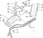 FIAT eredeti Váltógomb 147 1.9 JTD 16V ALFA ROMEO 147 (156041253)