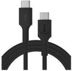 Green Cell Cablu Greencell PowerStream USB-C 2m 100W Încărcare Rapidă PD Panther Negru (KABGC100PS200PB)