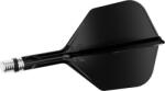 Target Fluturas si tija darts Target K-Shift negru, fluturas No6 rotativ si tija scurta (TRG410549)