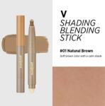 Peripera - V Shading Blending Stick - #01 Natural Brown