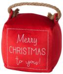 Boltze Ütköző Ajtó Súlyzó Plüss Piros Karácsonyi Motívum 1 Kg (2048039)