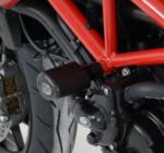 R&G RACING Aero bukógomba fekete Ducati Hypermotard/Hyperstrada 939 R&G RACING Vázak, idomok, kiegészítők Védőelemek Motorvédők
