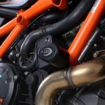 R&G RACING Aero bukógombák fekete KTM 1290 Super Duke R&G RACING Vázak, idomok, kiegészítők Védőelemek Motorvédők