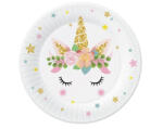 Godan Unikornis Star papírtányér 6 db-os 18 cm MLG168303 (MLG168303)