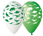 Godan Dinoszaurusz Green léggömb, lufi 5 db-os 12 inch (30 cm) MLG306101 (MLG306101)