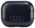 AUDI bőr Big Logo AirPods Pro 2 készülékhez tok fekete AU-APP2-GT/D3-BK (AU-APP2-GT/D3-BK)
