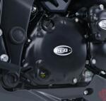 R&G RACING (kuplung) jobb oldali motortakaró védőburkolat fekete GSX-S 750 R&G RACING Vázak, idomok, kiegészítők Védőelemek Motorvédők