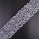Takoy Elasztikus csipke 8 cm szürke