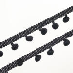 Takoy Paszomány bojttal 1cm fekete / 18, 5m