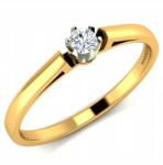 Angel gold Finom Arany Eljegyzési Gyűrű Arany 585 - allegro - 134 515 Ft