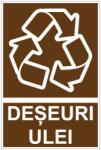  Sticker indicator Deseuri Ulei