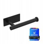 Ibergrif MK34052B Öntapadós WC-papír tartó, fekete (MK34052B)