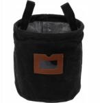 Home Styling Collection Anyagból Készült Kosár Fogantyúkkal Kosár tároló apróságoknak Ø 16 cm Fekete (MA1000540)