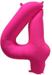 riethmüller Számos lufi 34" 86cm óriás neon Rózsaszín szám, számjegy 4-es, (LUFI581910)