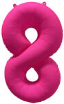 riethmüller Számos lufi 34" 86cm óriás neon Rózsaszín szám, számjegy 8-as, (LUFI351236)