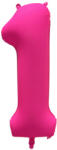 riethmüller Számos lufi 34" 86cm óriás neon Rózsaszín szám, számjegy 1-es, (LUFI421049)