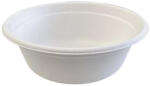 Tányér leveses 750 ml komposztálható cukornád 50 db/csomag, natúr (14431) - iroda-ellatas