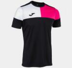 Joma CREW V SHORT SLEEVE T-SHIRT dressz / póló fekete 2XL