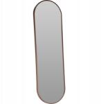 Home Styling Collection Ovális Alumínium Tükör 30X100 CM Sötétbarna, Fogantyúval (FL2800260)