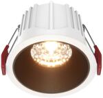 Maytoni modern süllyesztett mennyezeti lámpa alfa led fehér fekete mydl0430115w27krdwb (DL043-01-15W2.7K-RD-WB-DE)