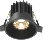 Maytoni modern süllyesztett mennyezeti lámpa round fekete mydl058-7w3k-b (DL058-7W3K-B)