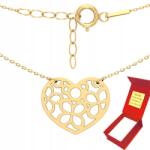 Deem Csillag Nyaklánc Áttört Szív Arany 585