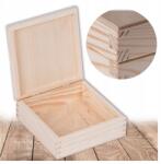 Bartu Ékszerdoboz Fa Ajándékdoboz Tároló 16x16cm Decoupage (PD02)