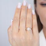 Angel gold Arany Eljegyzési Gyűrű Cirkónia Arany 585 - allegro - 179 380 Ft