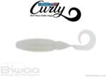 Biwaa Shad Biwaa TailGunr Curly Pearl White 9cm, 7buc/plic (B002088)