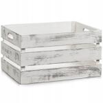 Zeller Tároló Láda Fa Fehér 39 X 29 X 21 CM (15132)
