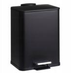 Bathroom Solutions Fém Szemeteskosár 20 L Fekete Pedálos Soft-close 33 X 31 X 44, 5 CM (C80654380)