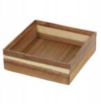 Excellent Houseware Fa Asztali Rendszerező Akácfából Barna 15X15X5CM Fsc (00012843)