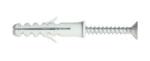 Tracon Electric Diblu cu umăr + şurub, gri M8×40mm, PA6.6 (T8PCS-PA)