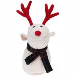 Home Styling Collection Ajtó Stopper Rénszarvas Poliészter 22X20X30CM Fehér 1000G (AAE440040 -white)