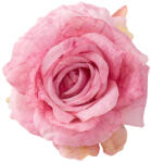 Valex Decor Rózsa selyemvirág fej, 11cm - Rózsaszín (LD056-02)