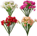 Valex Decor Nárcisz selyemvirág csokor, 47cm magas - 24db-os mix (LD044)