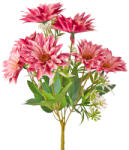 Valex Decor Gerbera selyemvirág csokor, 29cm magas - Sötét rózsaszín (LD050-04)