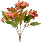 Valex Decor Kisvirágos selyemvirág csokor, 28cm magas - Narancs (LD045-04)