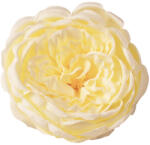 Valex Decor Angol rózsa selyemvirág fej, 10.5cm - Krém (LD057-01)