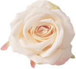 Valex Decor Rózsa selyemvirág fej, 9cm - Fehér (LD054-01)