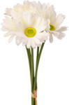 Valex Decor Real touch gerbera köteg, 6 szál, 39 cm magas - Fehér (LD035-01)