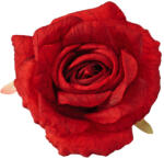 Valex Decor Rózsa selyemvirág fej, 11cm - Piros (LD056-06)