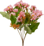 Valex Decor Kisvirágos selyemvirág csokor, 28cm magas - Rózsaszín (LD045-02)