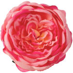 Valex Decor Angol rózsa selyemvirág fej, 10.5cm - Rózsaszín (LD057-03)