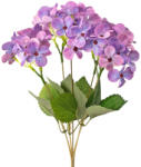 Valex Decor Hortenzia selyemvirág csokor, 34cm magas - Levendula (LD046-02)